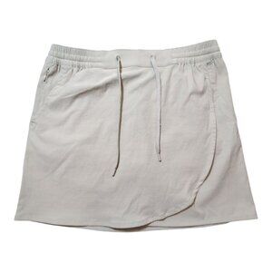 Eddie Bauer Tulip Hem Skort Khaki Golf Tennis Pickleball Hiking Active Small